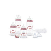 FLÄSCHCHENSET First Choice 8-teilig  - Pink, Basics, Kunststoff (7,3/33,6/25,4cm) - NUK
