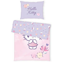 POSTELJNINA Hello Kitty Bettwäsche 140/200 cm renforcé večbarvno  - večbarvno, Konvencionalno, tekstil (140/200cm) - Hello Kitty