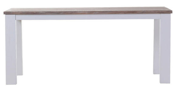 ESSTISCH 180/90/78 cm Echtholz, Nachbildung  Holz, Holzwerkstoff rechteckig Weiß, Akaziefarben  - Weiß/Akaziefarben, Basics, Holz/Holzwerkstoff (180/90/78cm) - Carryhome