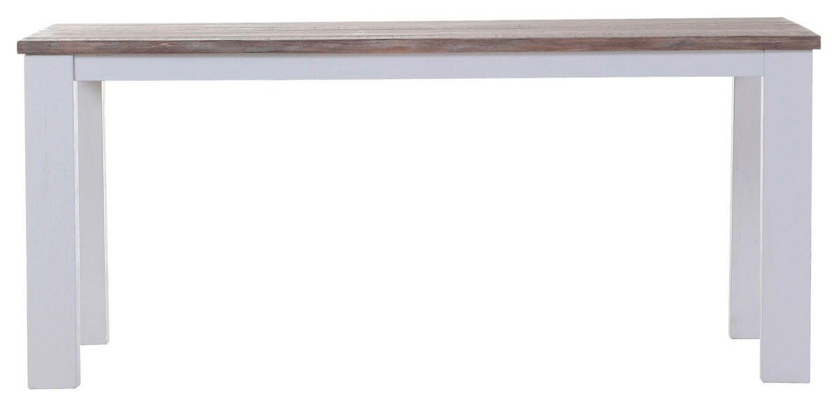 ESSTISCH      - Weiß/Akaziefarben, Basics, Holz/Holzwerkstoff (180/90/78cm) - Carryhome