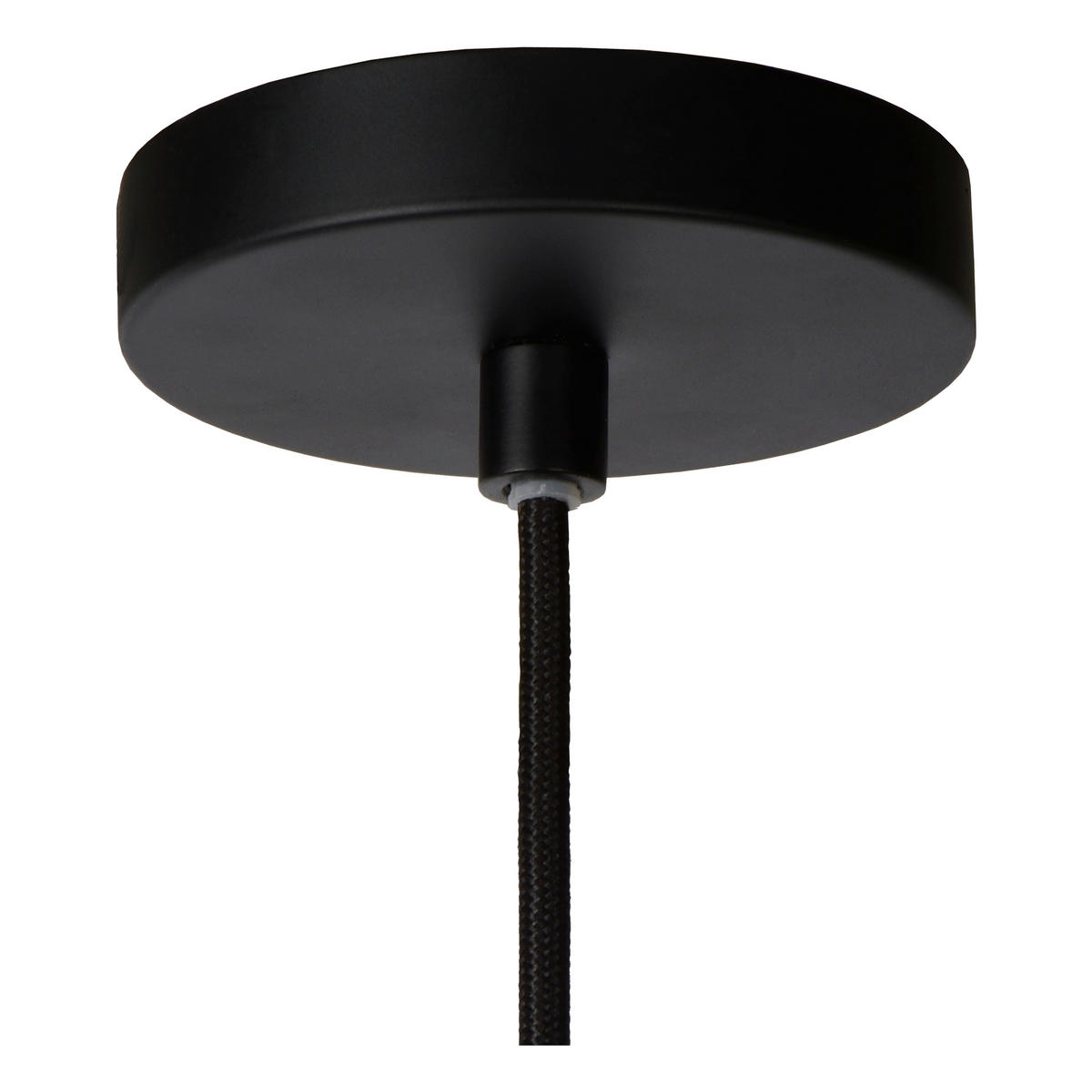 HÄNGELEUCHTE Tycho 25.5/25.5/150 cm   - Schwarz, Design, Glas (25.5/25.5/150cm) - Lucide