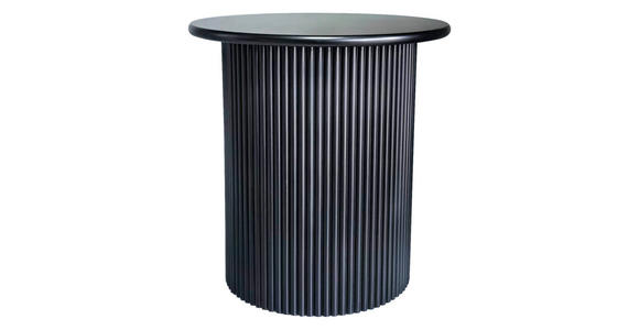 BEISTELLTISCH 40/40/41 cm Schwarz rund  - Schwarz, Design, Holzwerkstoff (40/40/41cm) - Xora