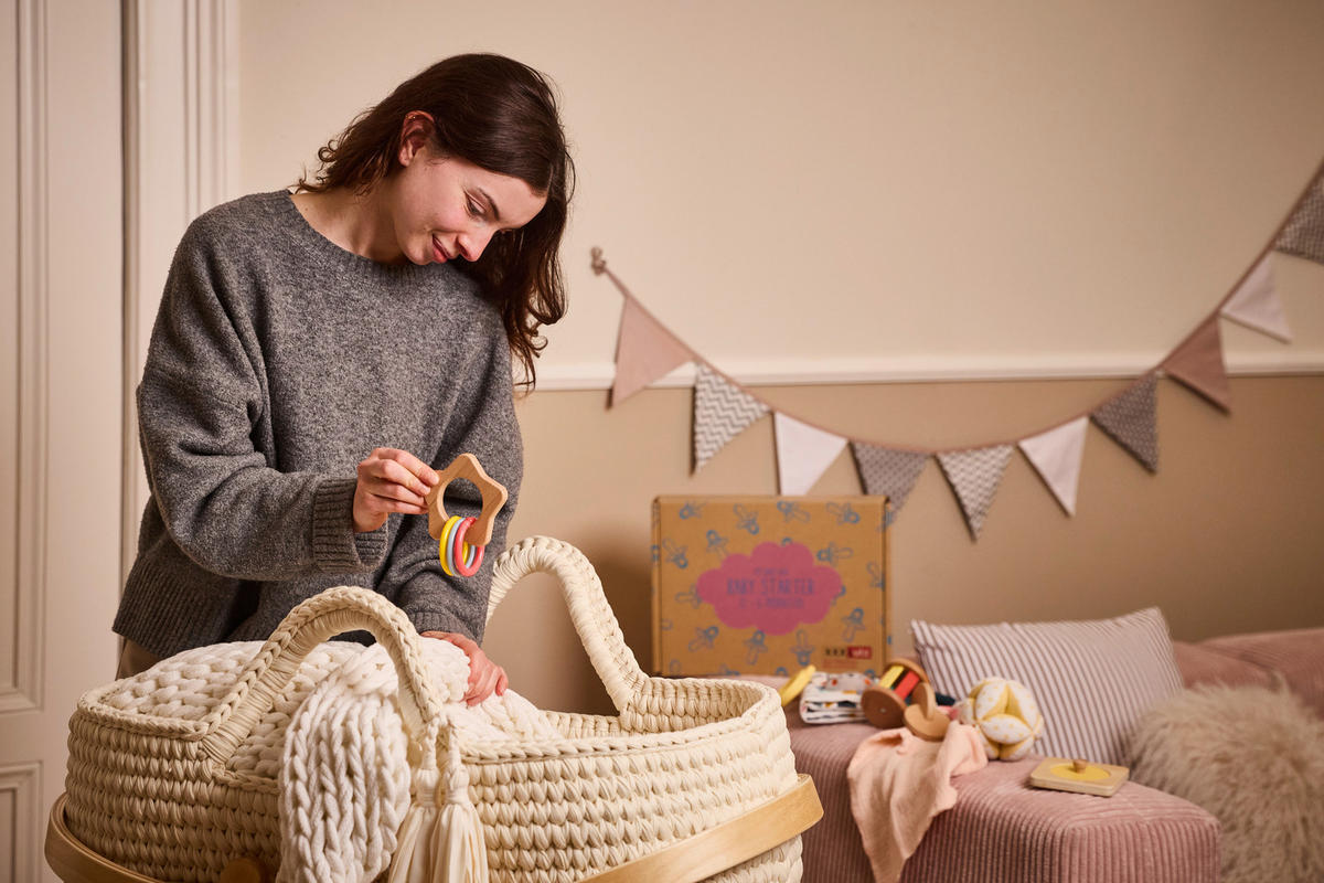 BABYBOX STARTER - Multicolor/Rosa, Basics, Naturmaterialien/Holz