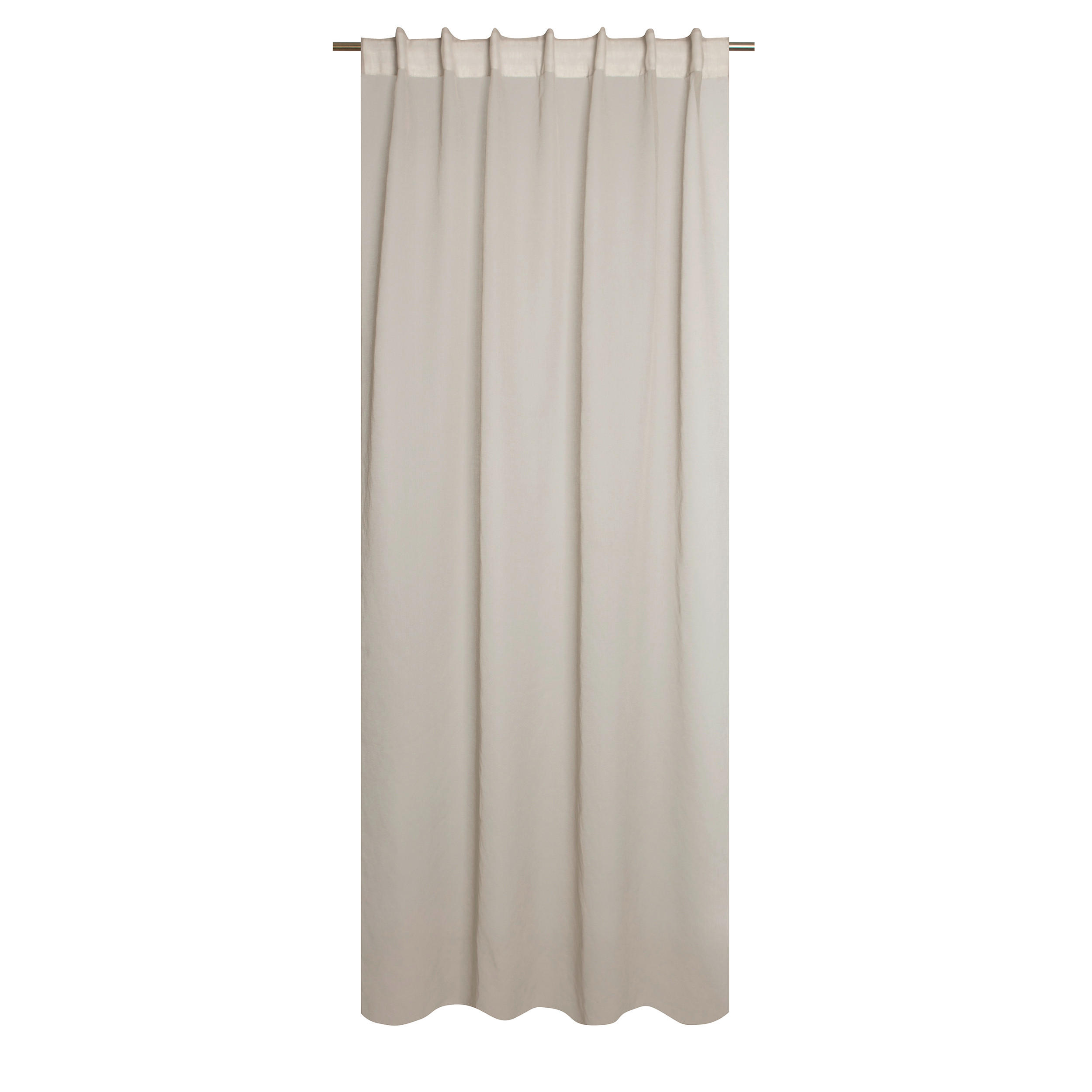FERTIGVORHANG  halbtransparent   140/240 cm  - Beige, Basics, Textil (140/240cm)