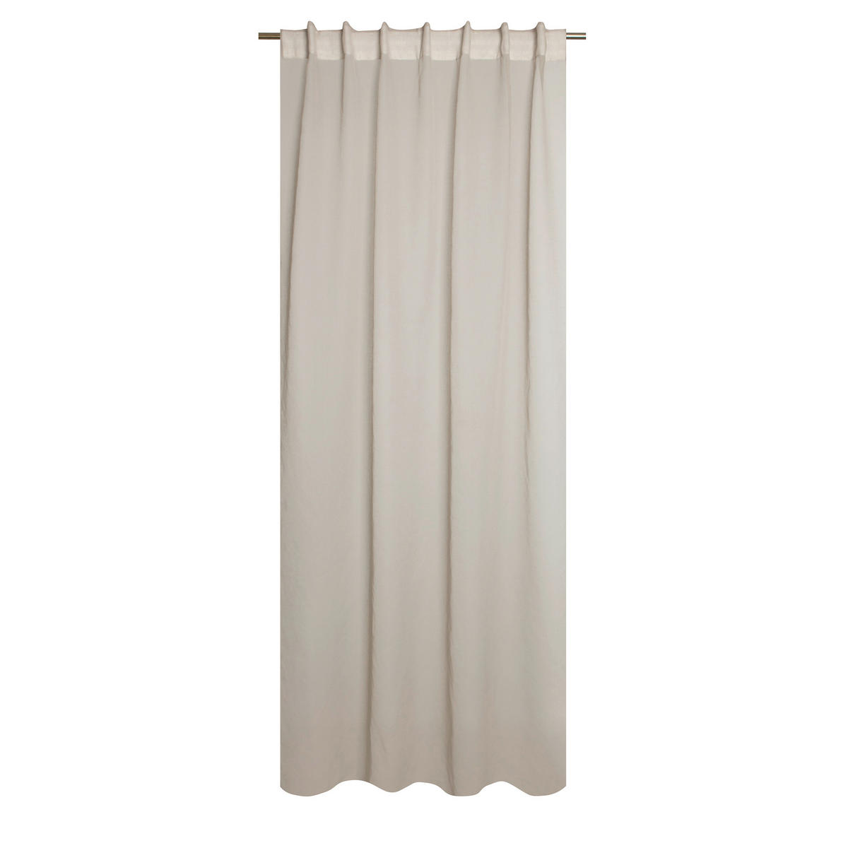FERTIGVORHANG  halbtransparent   140/240 cm  - Beige, Basics, Textil (140/240cm)