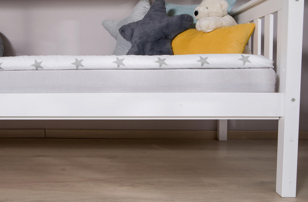 ETAGENBETT 90/200 cm Weiss  - Weiss, Modern, Holz (90/200cm) - MID.YOU