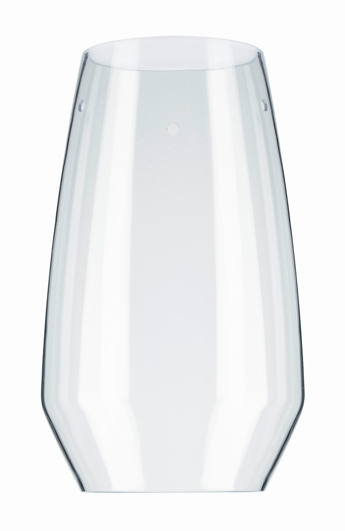 SCHIENENSYSTEM-LEUCHTENSCHIRM URail   - Klar, Design, Glas (28cm) - Paulmann