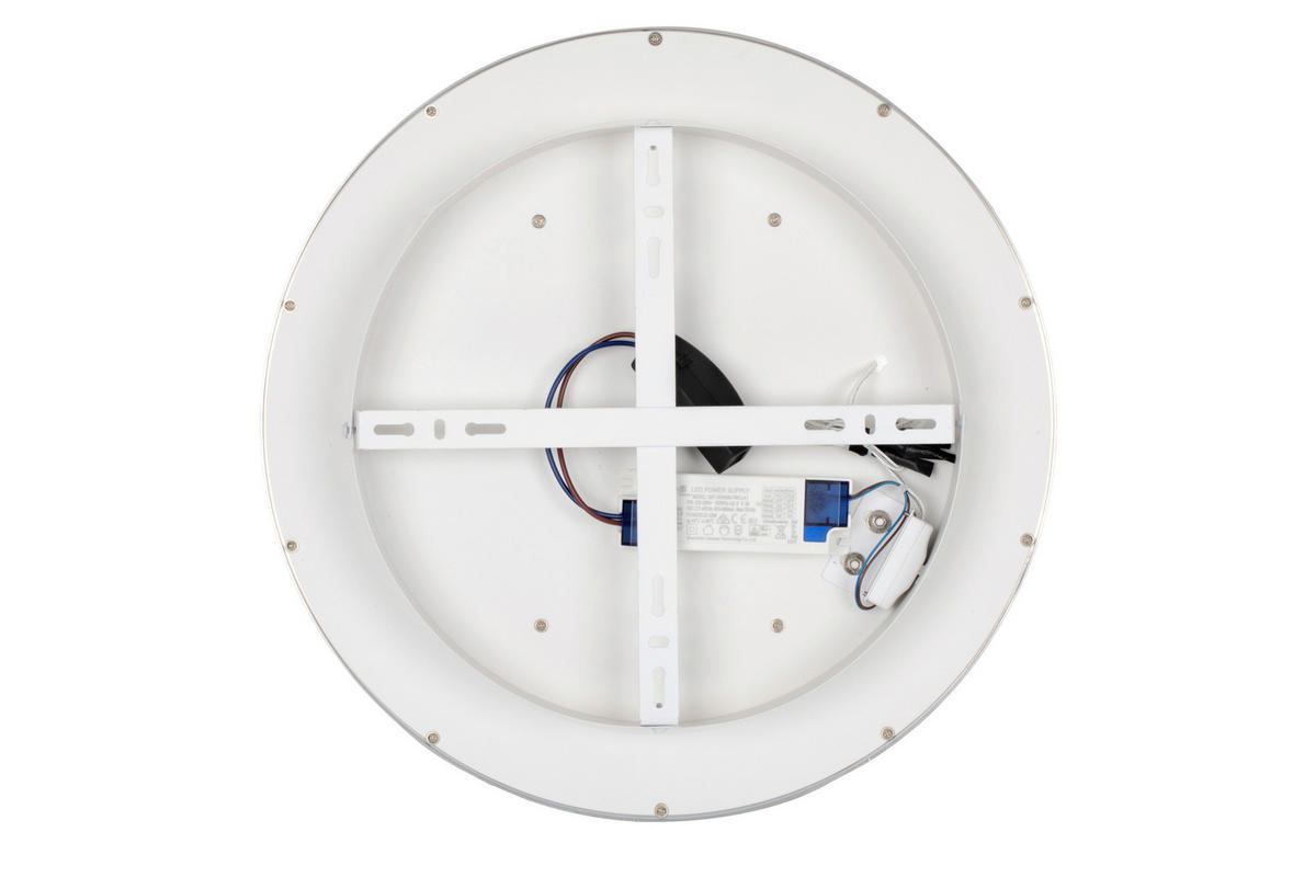 LED-DECKENLEUCHTE 40/8 cm   - Champagner/Goldfarben, Design, Kunststoff/Metall (40/8cm) - Novel