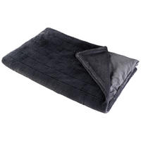 DEKA KRZNENA 150/200 cm  SENJA  - antracit, Konvencionalno, tekstil (150/200cm) - Dieter Knoll