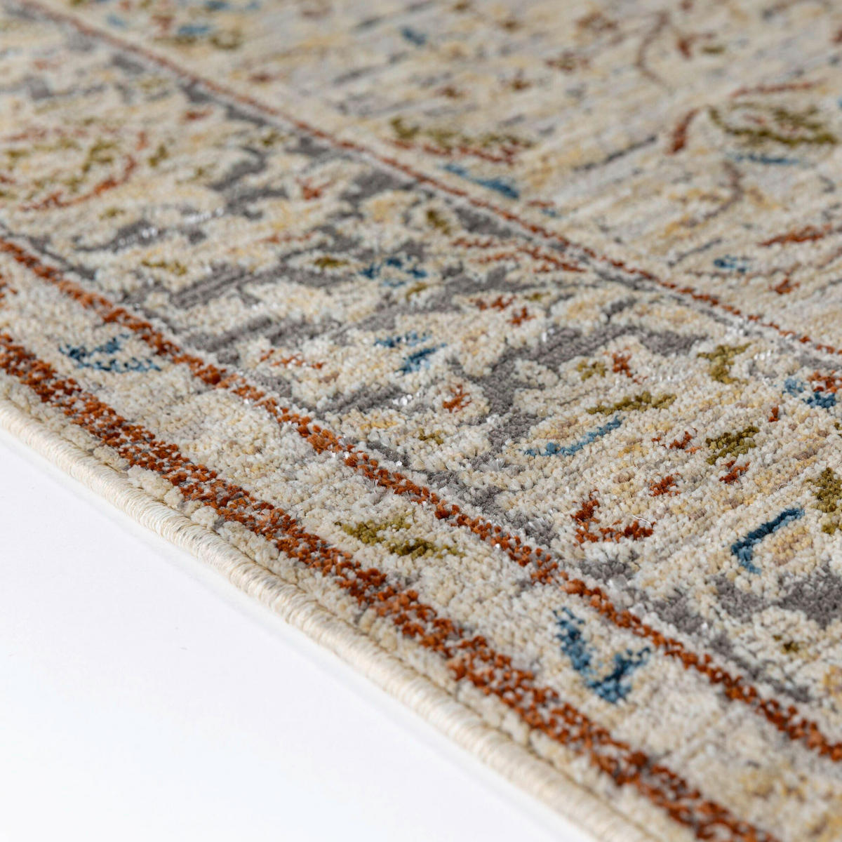 VINTAGE-TEPPICH 160/230 cm Meena Vintage Beige rechteckig  - Beige, Basics, Kunststoff/Textil (160/230cm) - Flair Rugs