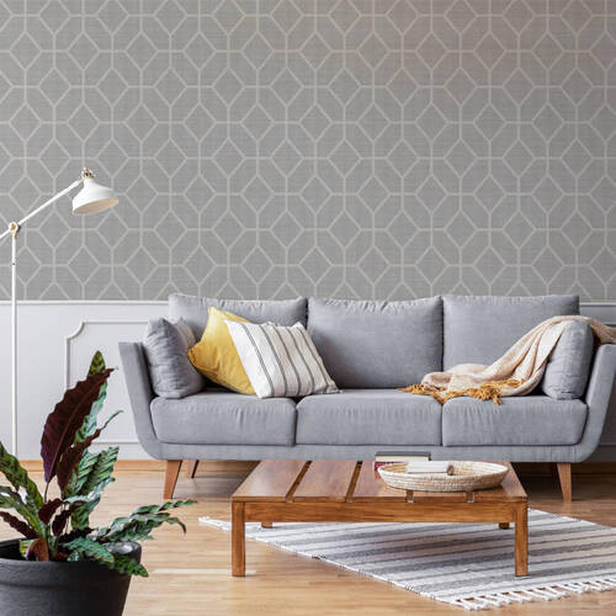 VLIESTAPETE - Beige, Basics, Papier/Kunststoff (52/1000cm)