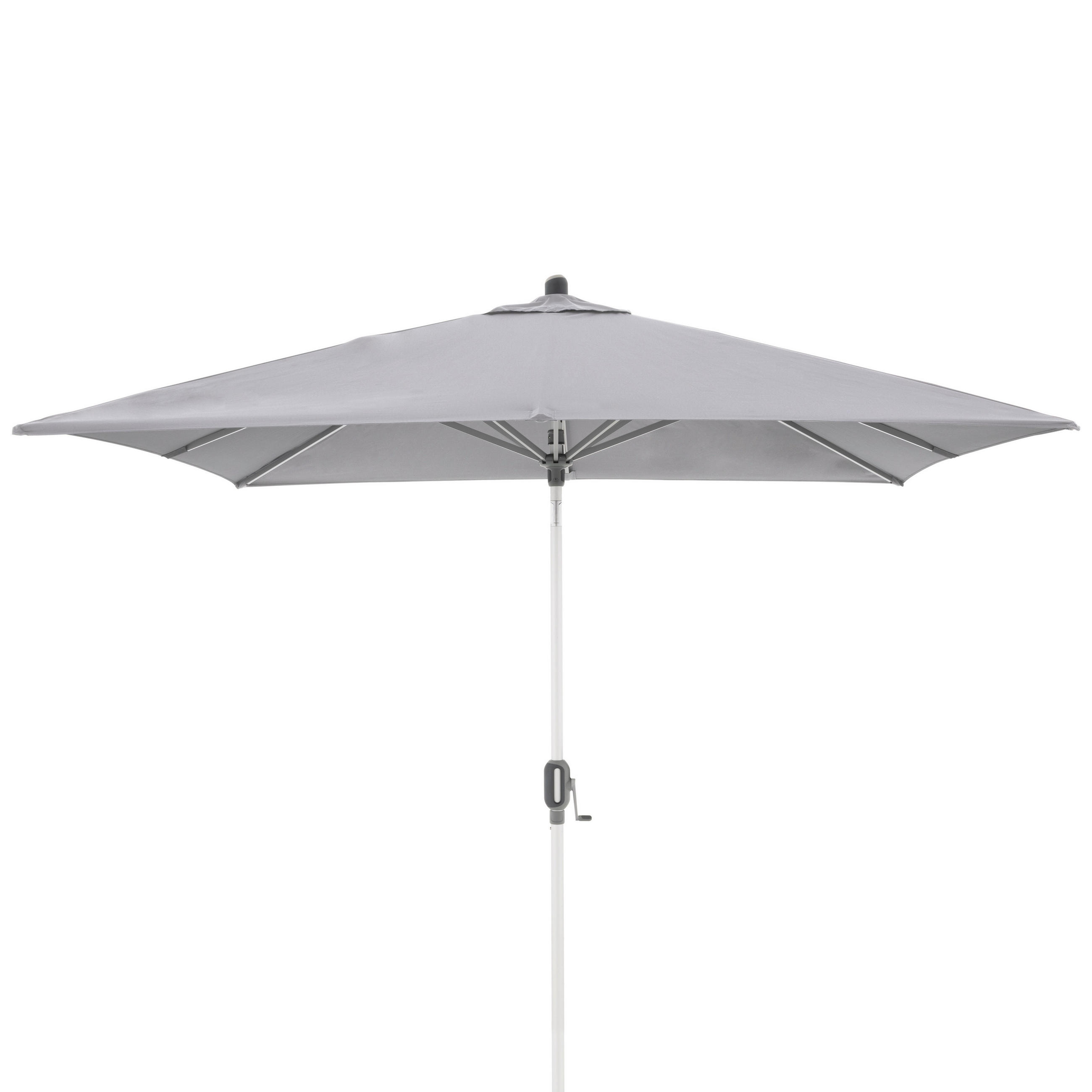 SONNENSCHIRM 240x240 cm Hellgrau  - Silberfarben/Hellgrau, KONVENTIONELL, Textil/Metall (240/240cm) - Doppler