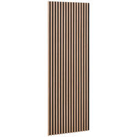 AKUSTIKPANEEL Nachbildung 41/120/2,1 cm  - Walnussfarben, Design, Holzwerkstoff/Kunststoff (41/120/2,1cm) - Livetastic