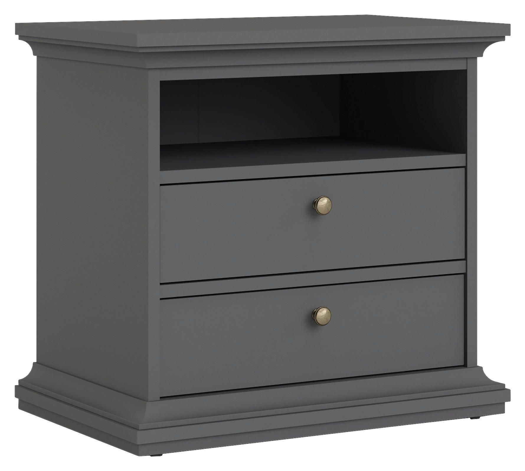 SÄNGBORD i grå  - mässingsfärgad/grå, Design, metall/trämaterial (62,6/58,76/40cm) - Best Price