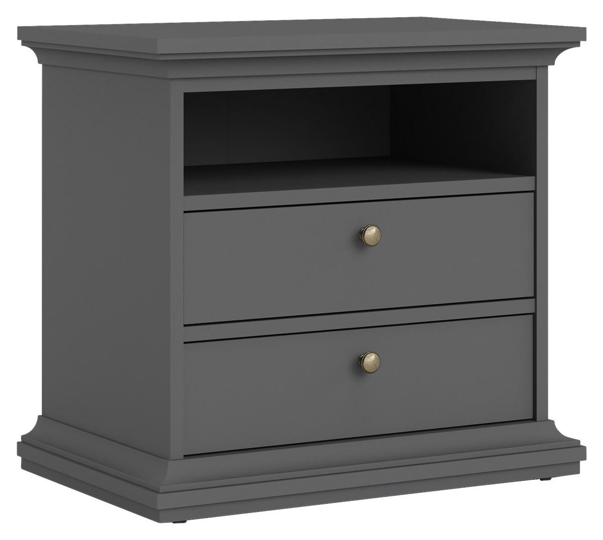 SÄNGBORD i grå  - mässingsfärgad/grå, Design, metall/trämaterial (62,6/58,76/40cm) - Best Price