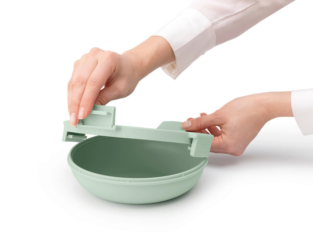 KRABIČKA NA OBĚD  - zelená, Basics, plast (21.5/6/21.5cm) - Brabantia
