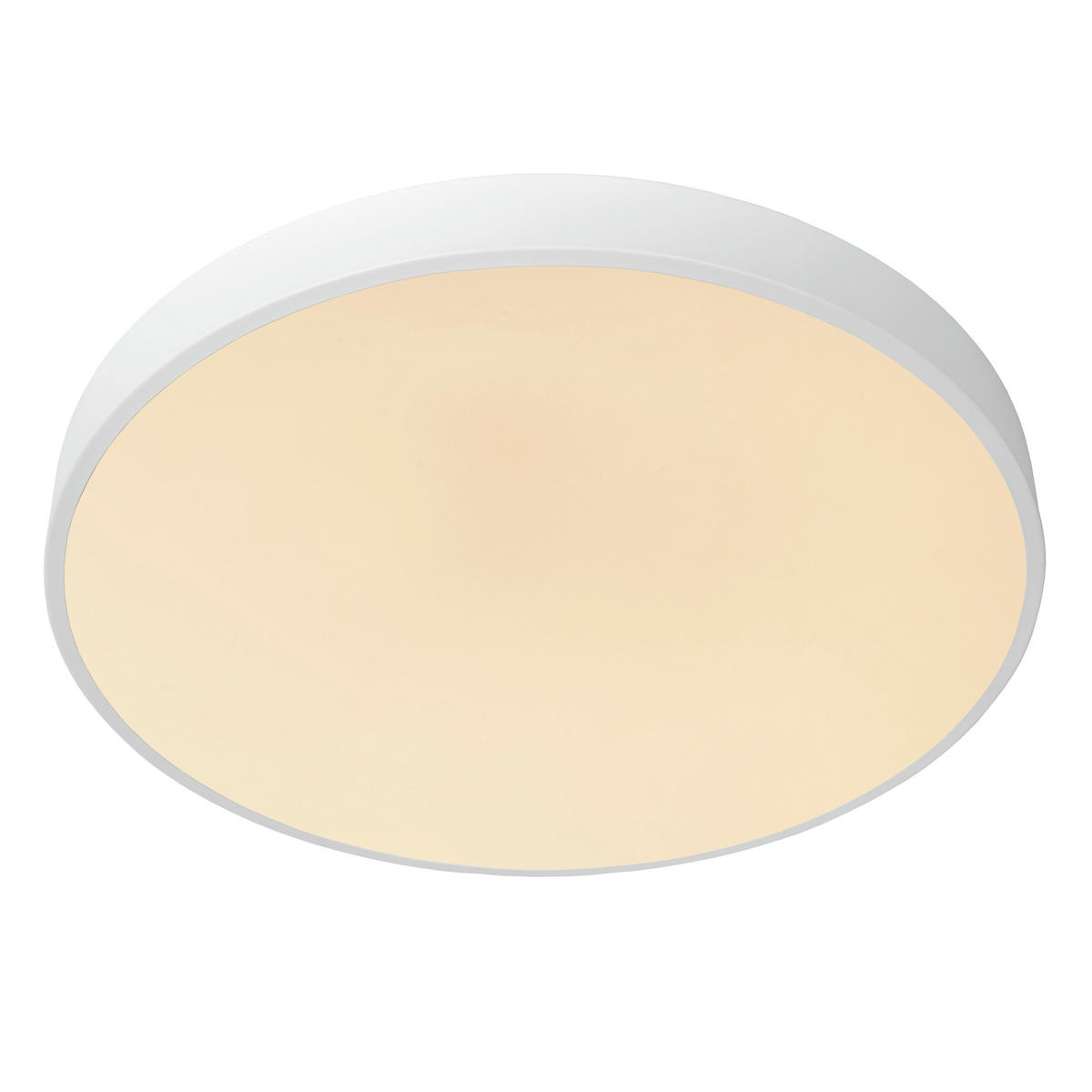 LED-DECKENLEUCHTE UNAR 49.5/49.5/5 cm   - Weiß, KONVENTIONELL, Kunststoff/Metall (49.5/49.5/5cm) - Lucide
