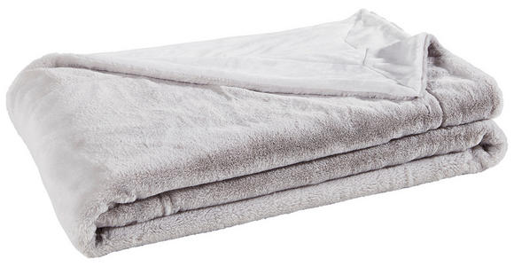 FELLDECKE YUKON 150/200 cm  - Silberfarben, Design, Textil (150/200cm) - Novel