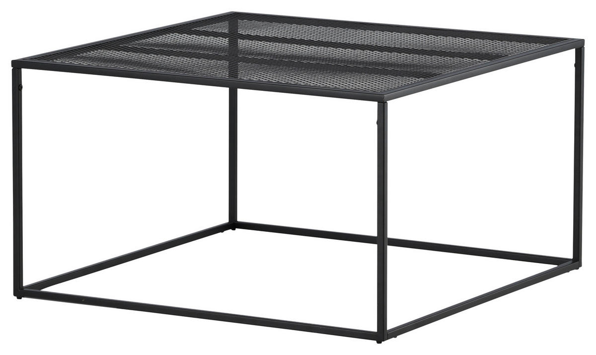 SOFFBORD i metall 80/80/45 cm  - svart, Design, metall (80/80/45cm) - Livetastic