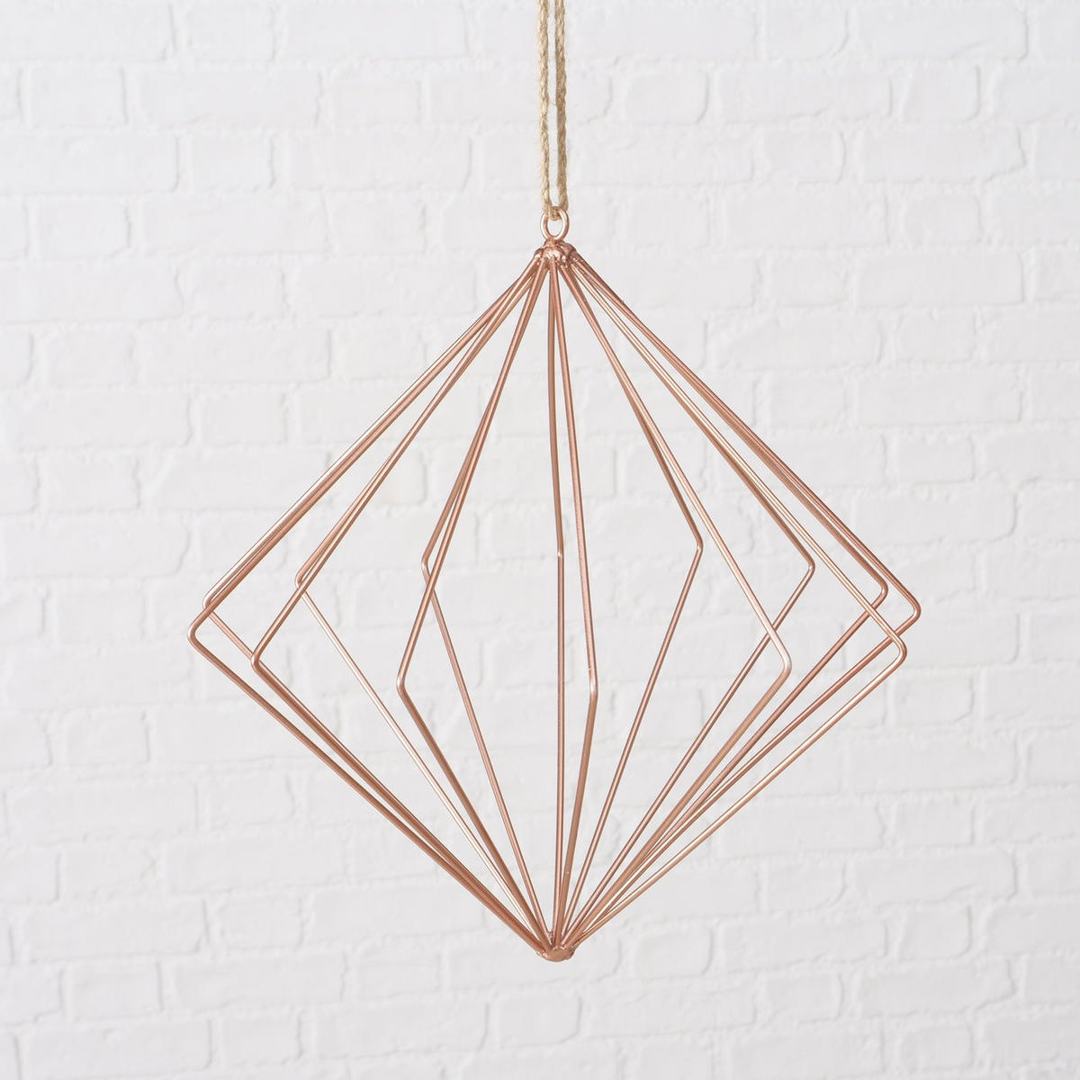 DEKOHÄNGER  - Roségold, Design, Metall (26,5/28cm)