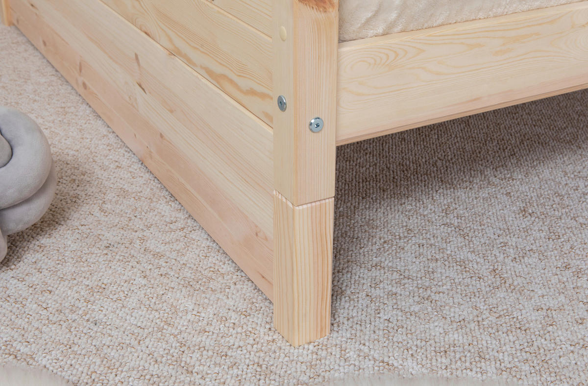 HAUSBETT 90/200 cm Naturfarben  - Naturfarben, Modern, Holz (90/200cm) - MID.YOU