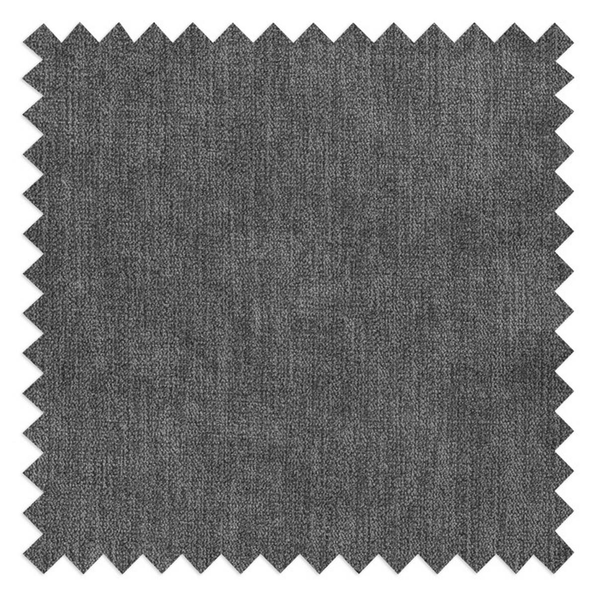 ECKSOFA in Webstoff Anthrazit  - Anthrazit/Silberfarben, Konventionell, Textil/Metall (260/82/182cm) - Trendmanufaktur