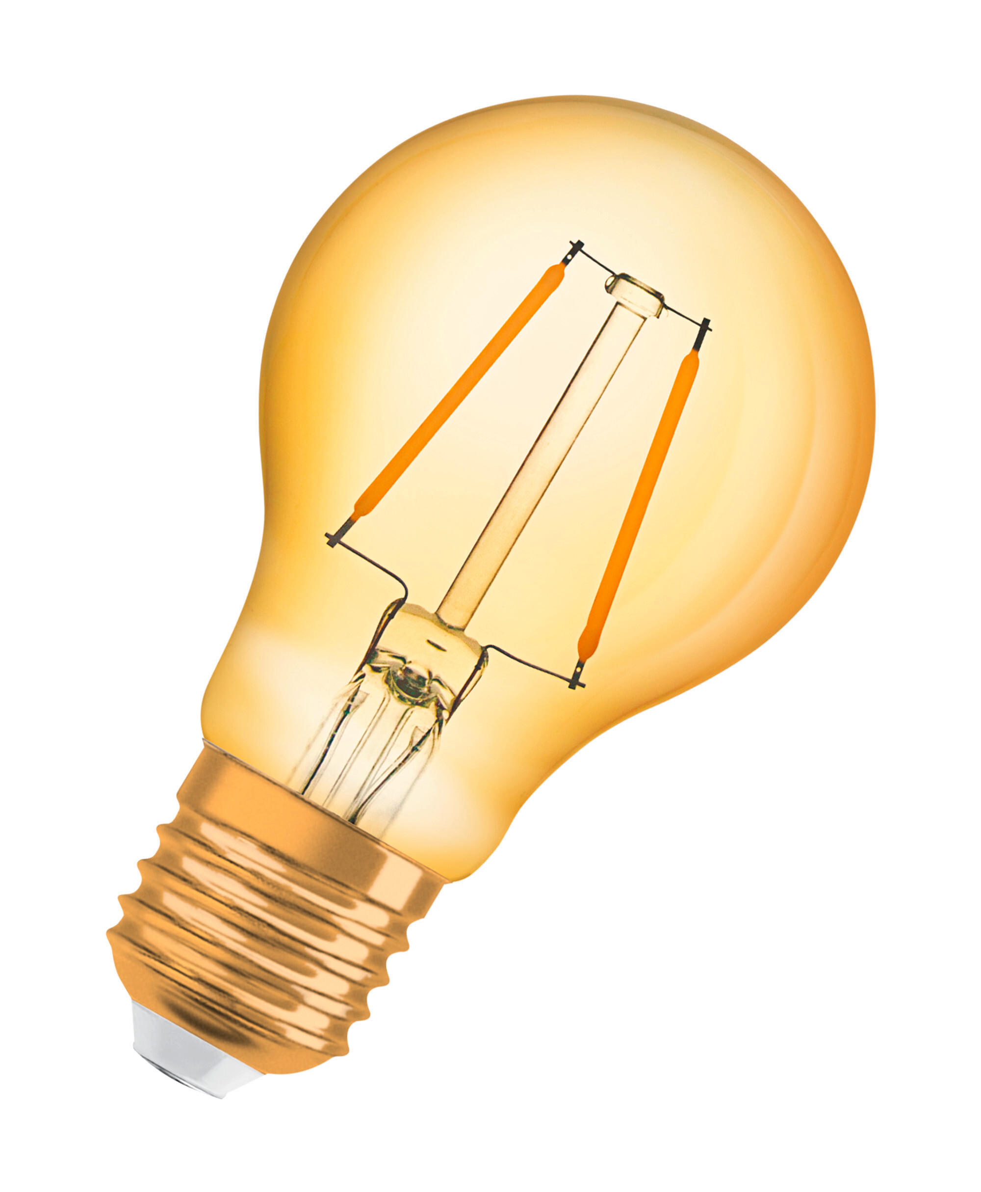 LED-LEUCHTMITTEL   E27 4 W 300 lm  - Goldfarben, Basics, Glas (6/10,5cm) - Osram