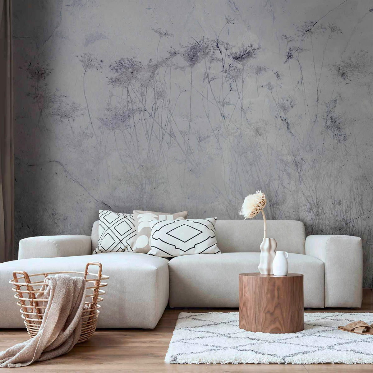 FOTOTAPETE  - Blau/Grau, LIFESTYLE, Textil (100/70cm) - artgeist