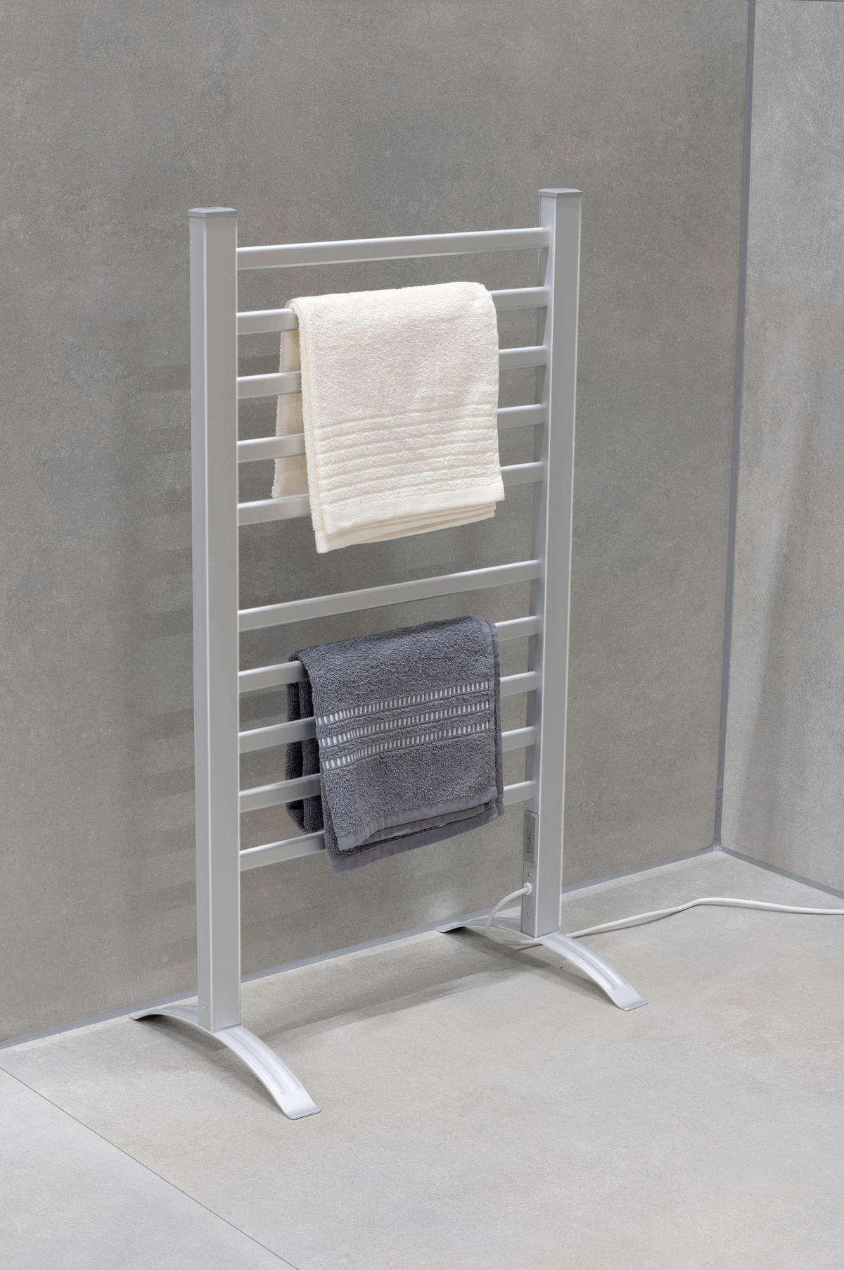 HANDTUCHTROCKNER Hellgrau  - Hellgrau, Basics, Metall (54/4,5/94cm) - Dirt Devil