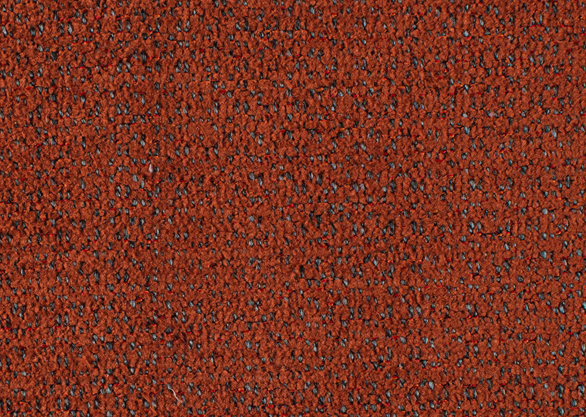 ECKSOFA Rostfarben Webstoff  - Rostfarben, Design, Textil/Metall (304/184cm) - Dieter Knoll