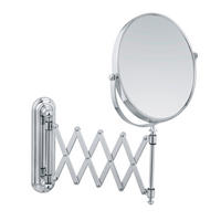 SCHMINKSPIEGEL  - Chromfarben, Basics, Metall (23/38/50cm) - Wenko