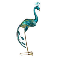 SOLÁRNÍ SVÍTIDLO,  - modrá/přírodní barvy, Trend, kov/plast (88,5cm) - Ambia Garden