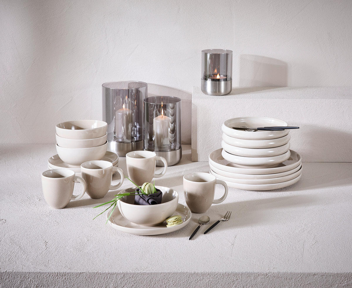 KOMBISERVICE Beige Canju 20-teilig 4 Personen  - Beige, LIFESTYLE, Keramik - Blomus