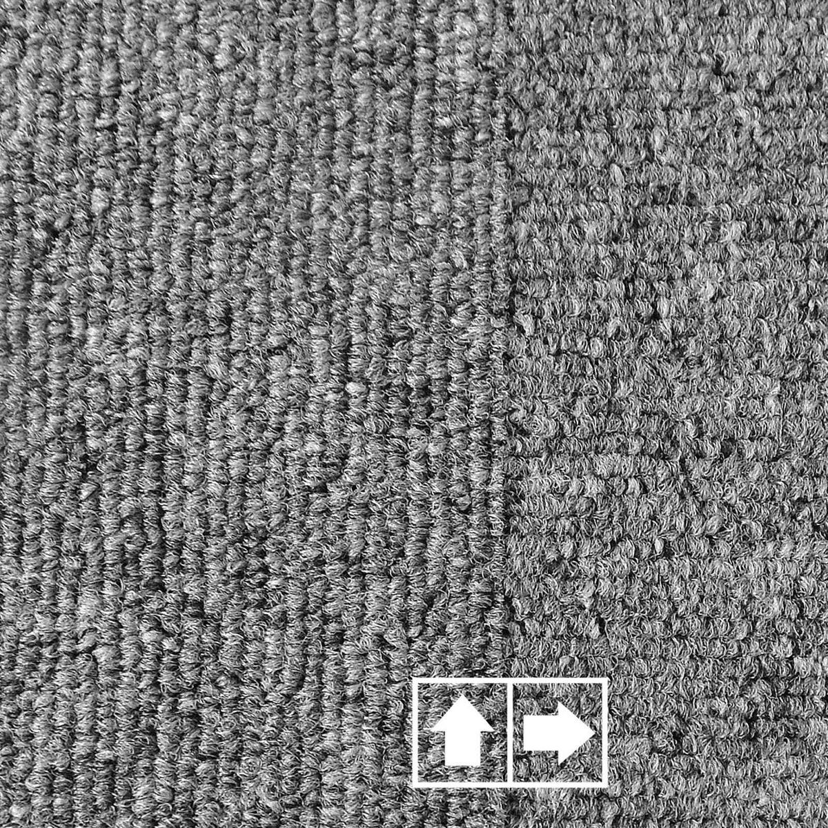 TEPPICHFLIESE - Hellgrau, Basics, Kunststoff/Textil (50/50cm) - Esposa