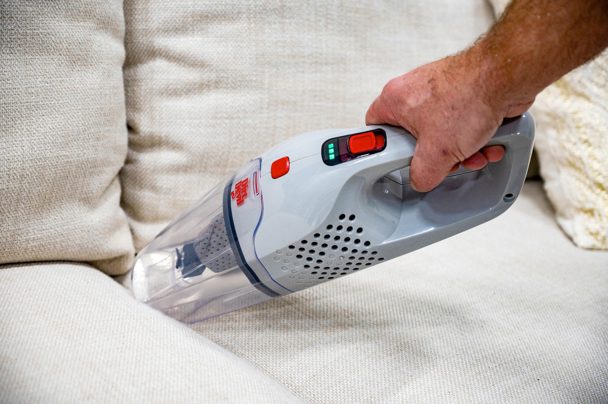 BODENSTAUBSAUGER DD9007  - Hellrot/Hellgrau, Basics, Kunststoff (17.8/28.5/110cm) - Dirt Devil