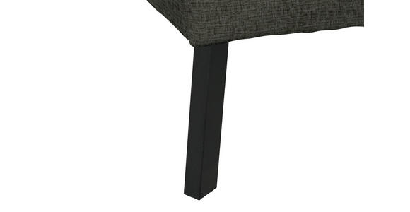 ECKSOFA in Chenille Graubraun  280/205 cm  - Graubraun/Schwarz, Design, Textil/Metall (280/205cm) - Xora