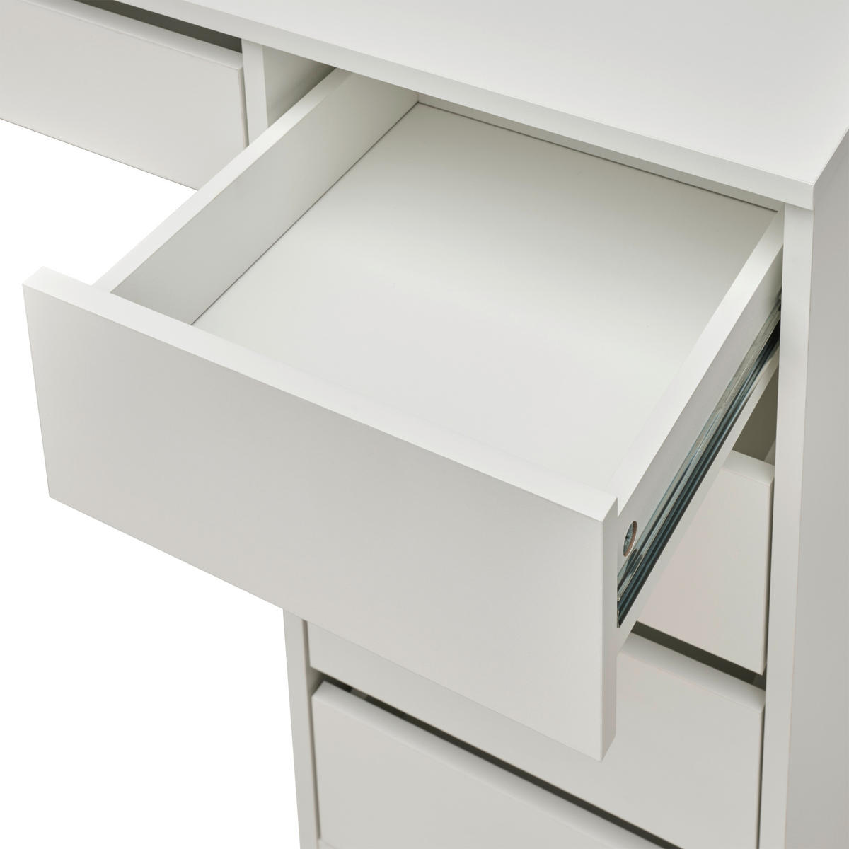SCHREIBTISCH  Weiss   - Weiss, Modern, Holzwerkstoff (153.5/76/55cm) - MID.YOU
