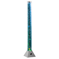 Wassersäule 21,5/130/21,5 cm   - Transparent/Titanfarben, Trend, Kunststoff (21,5/130/21,5cm)