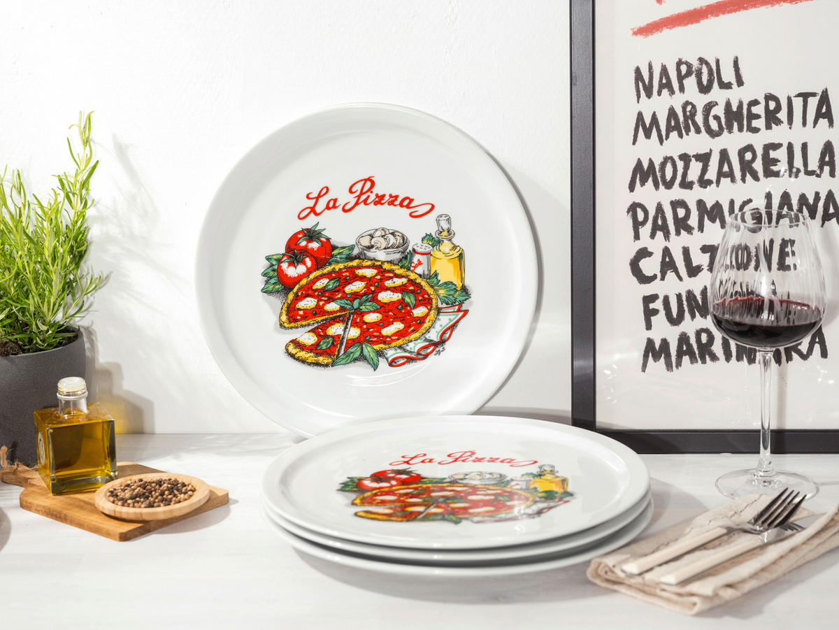 PIZZATELLER Milano La Pizza  40 cm   - Multicolor, Basics, Keramik (40cm) - Creatable