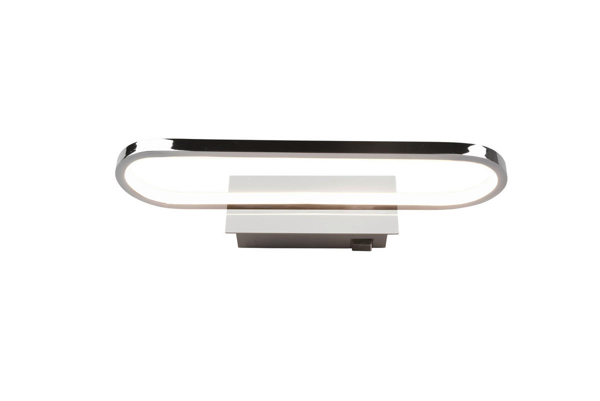 BADEZIMMER-WANDLEUCHTE Gianni 40/14,8/7,5 cm   - Chromfarben, Basics, Metall (40/14,8/7,5cm) - Trio Leuchten
