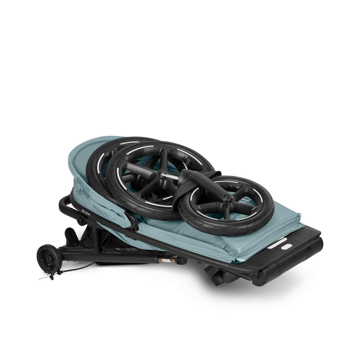 JOGGER Avi Spin  - Pastellblau/Schwarz, LIFESTYLE, Textil (118,5/68,5/113cm) - cybex GOLD