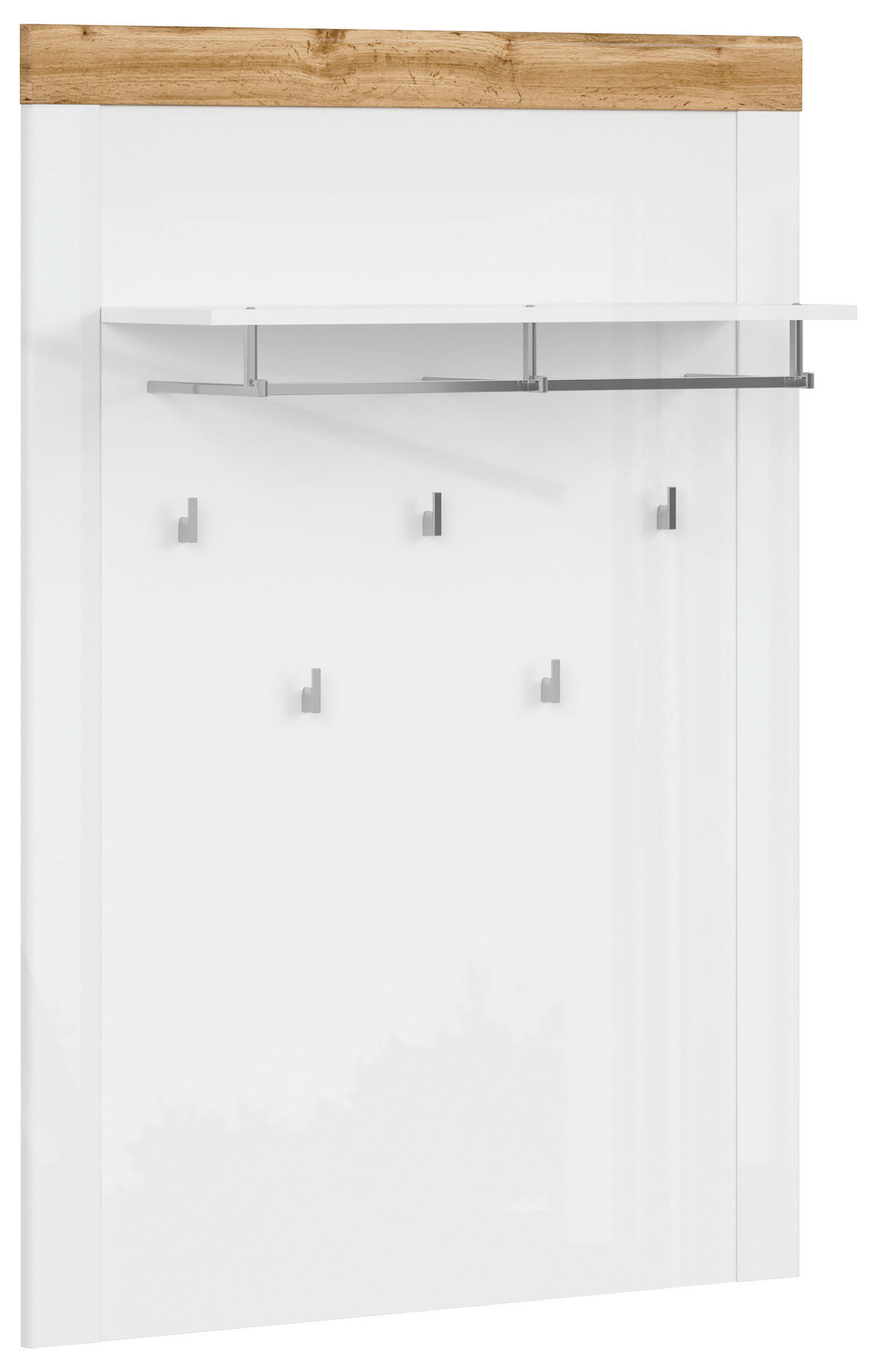 ŠATNÍ PANEL, bílá, dub wotan, 92,5/132/24,5 cm - bílá/dub wotan, Design, kompozitní dřevo (92,5/132/24,5cm) - Carryhome