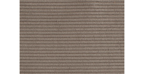 BOXSPRINGSOFA Cord Taupe - Taupe/Schwarz, Design, Textil/Metall (200/100/108cm) - Novel