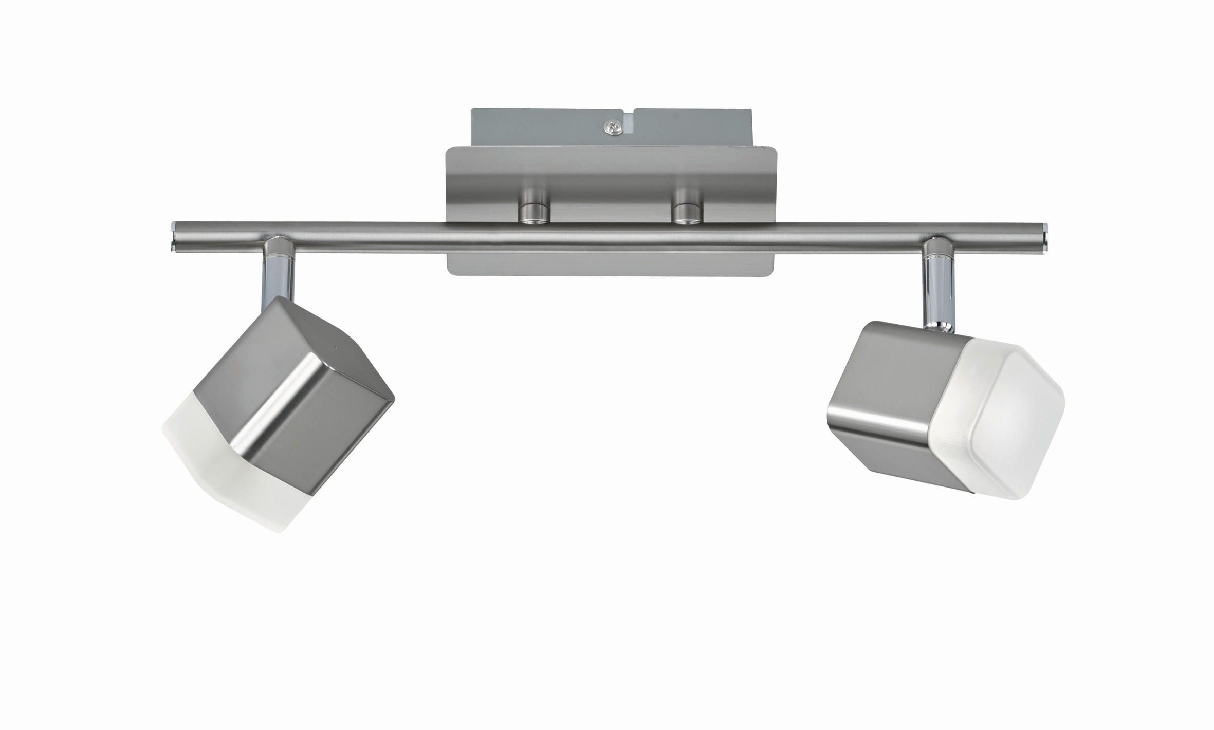 STROPNÉ LED SVIETIDLO,  - niklová, Basics, kov (34/14,50cm)
