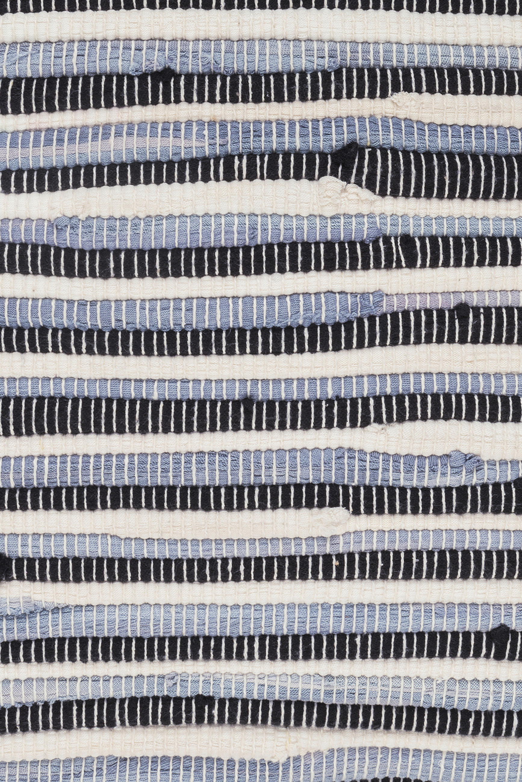 Thumbnail - Zierkissen, Blau, Grau, Textil, Streifen, Füllung: Polyester, 45x45 cm, Wohntextilien, Kissen, Dekokissen