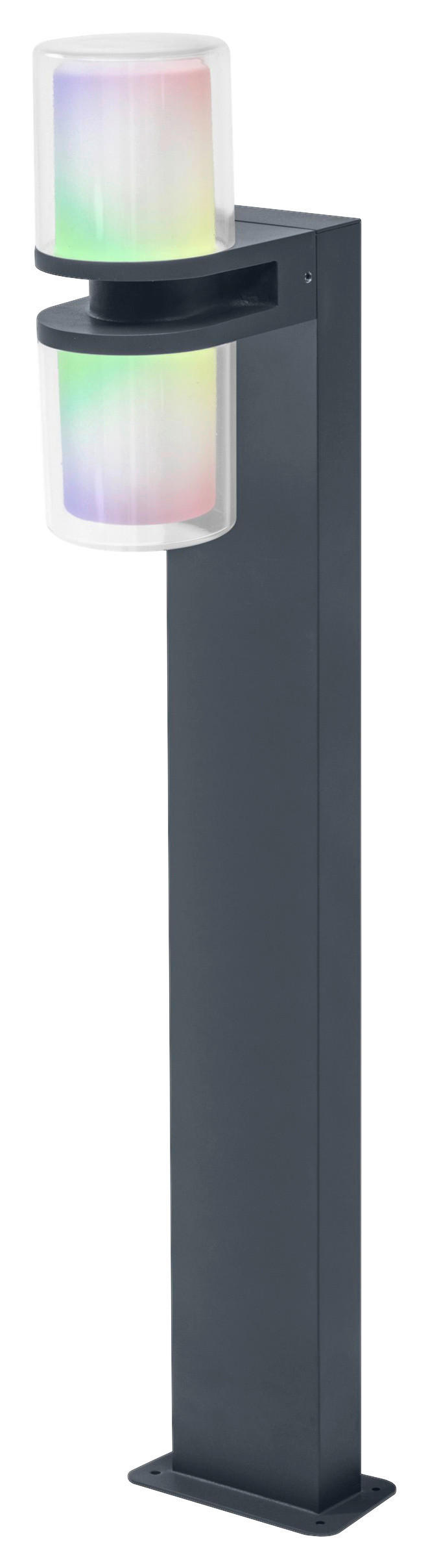 WEGELEUCHTE Smart+ Outdoor WiFi Flare Updown 19,4/14,4/80 cm   - Dunkelgrau/Weiß, Basics, Metall (19,4/14,4/80cm) - Ledvance