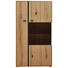 HIGHBOARD 91,9/167,1/41,1 cm - Eichefarben/Schwarz, MODERN, Glas/Holz (91,9/167,1/41,1cm) - Valnatura HIGHBOARD 91,9/167,1/41,1 cm - Eichefarben/Schwarz, MODERN, Glas/Holz (91,9/167,1/41,1cm) - Valnatura