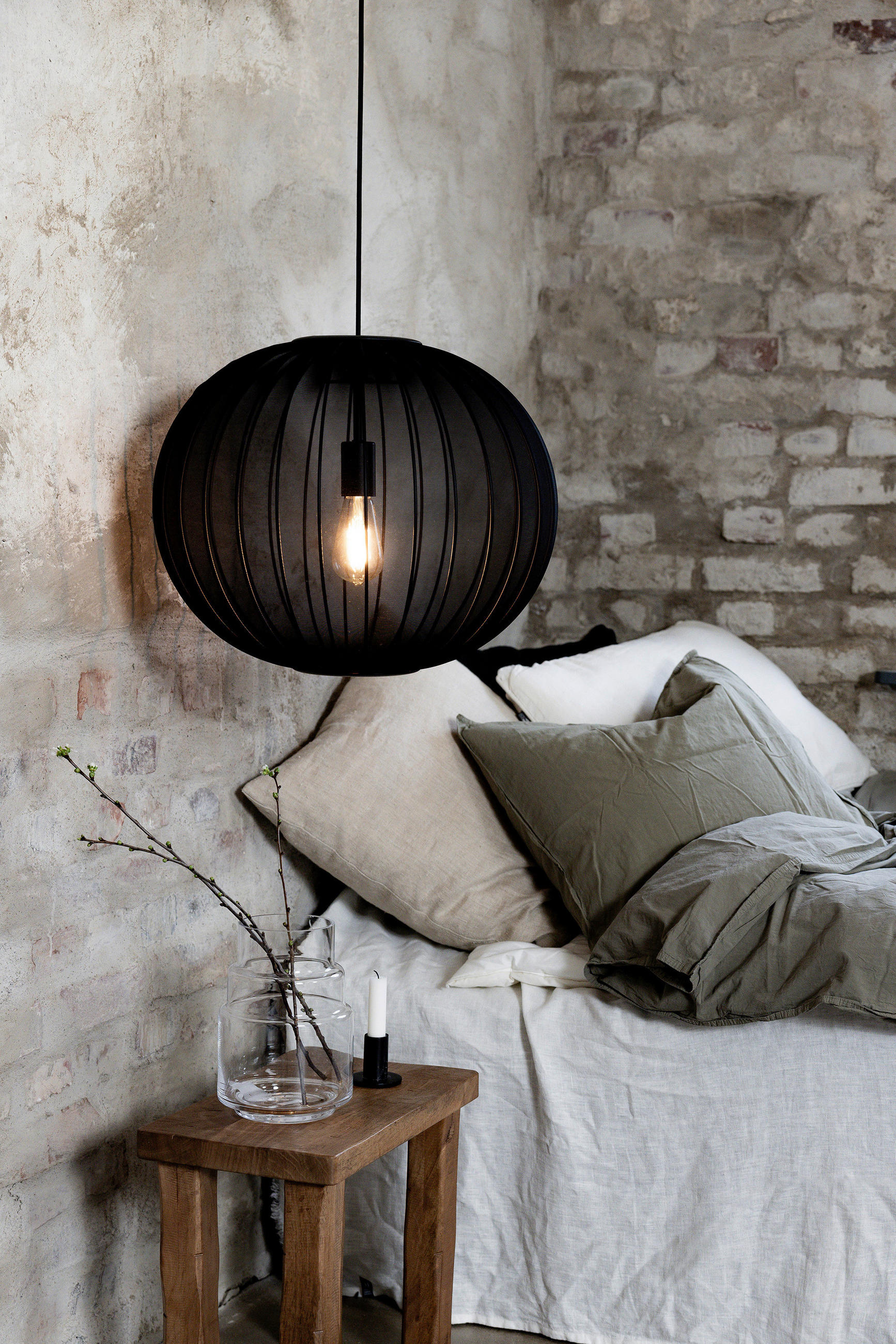 PENDELLEUCHTE FLORENCE 50/40/50 cm   - Schwarz, Basics (50/40/50cm) - Markslöjd