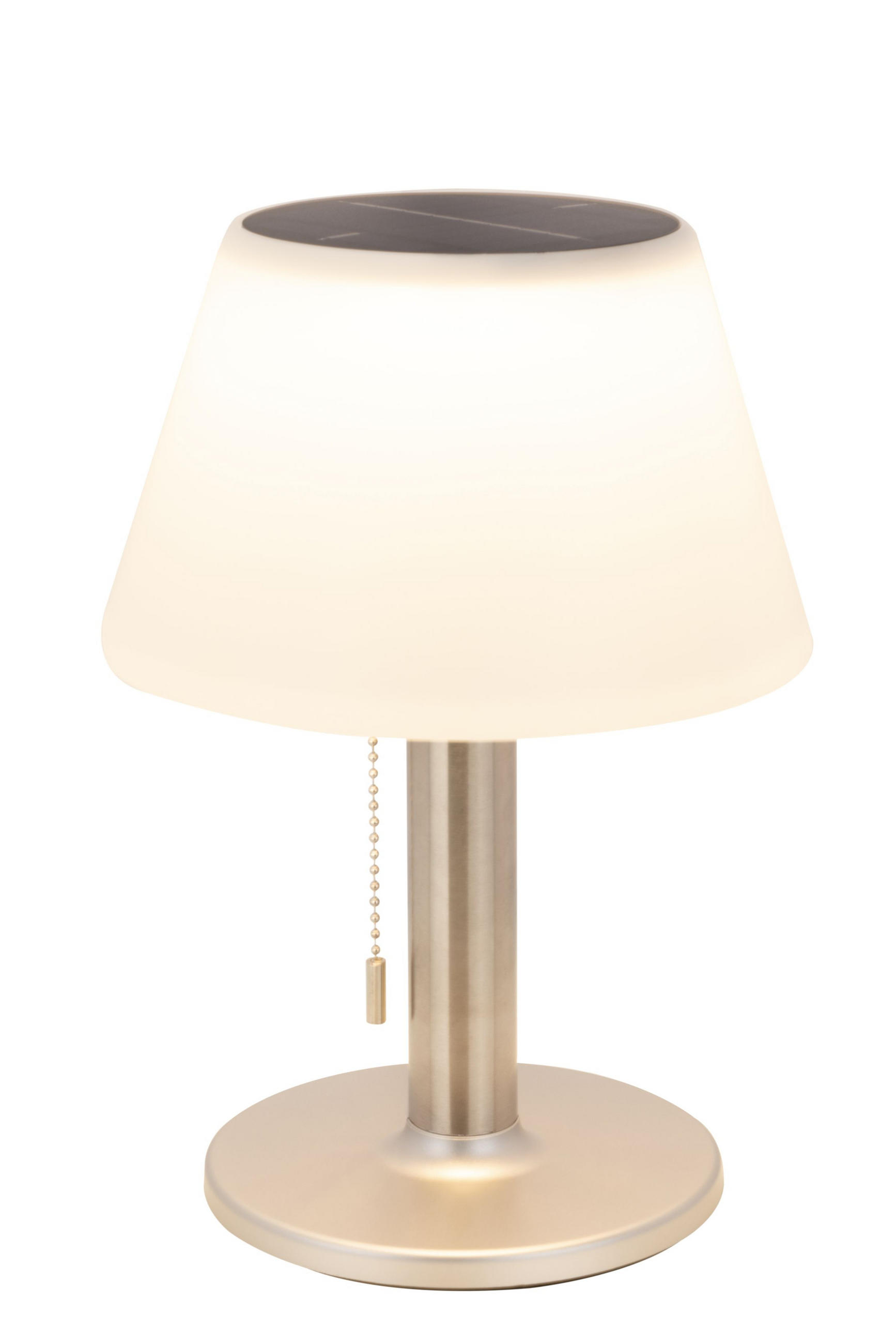 SOLÁRNÍ SVÍTIDLO, 19,5/28 cm - bílá/barvy stříbra, Basics, kov/plast (19,5/28cm) - Ambia Garden