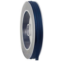 GESCHENKBAND  - Dunkelblau, Basics, Kunststoff (0,6cm)